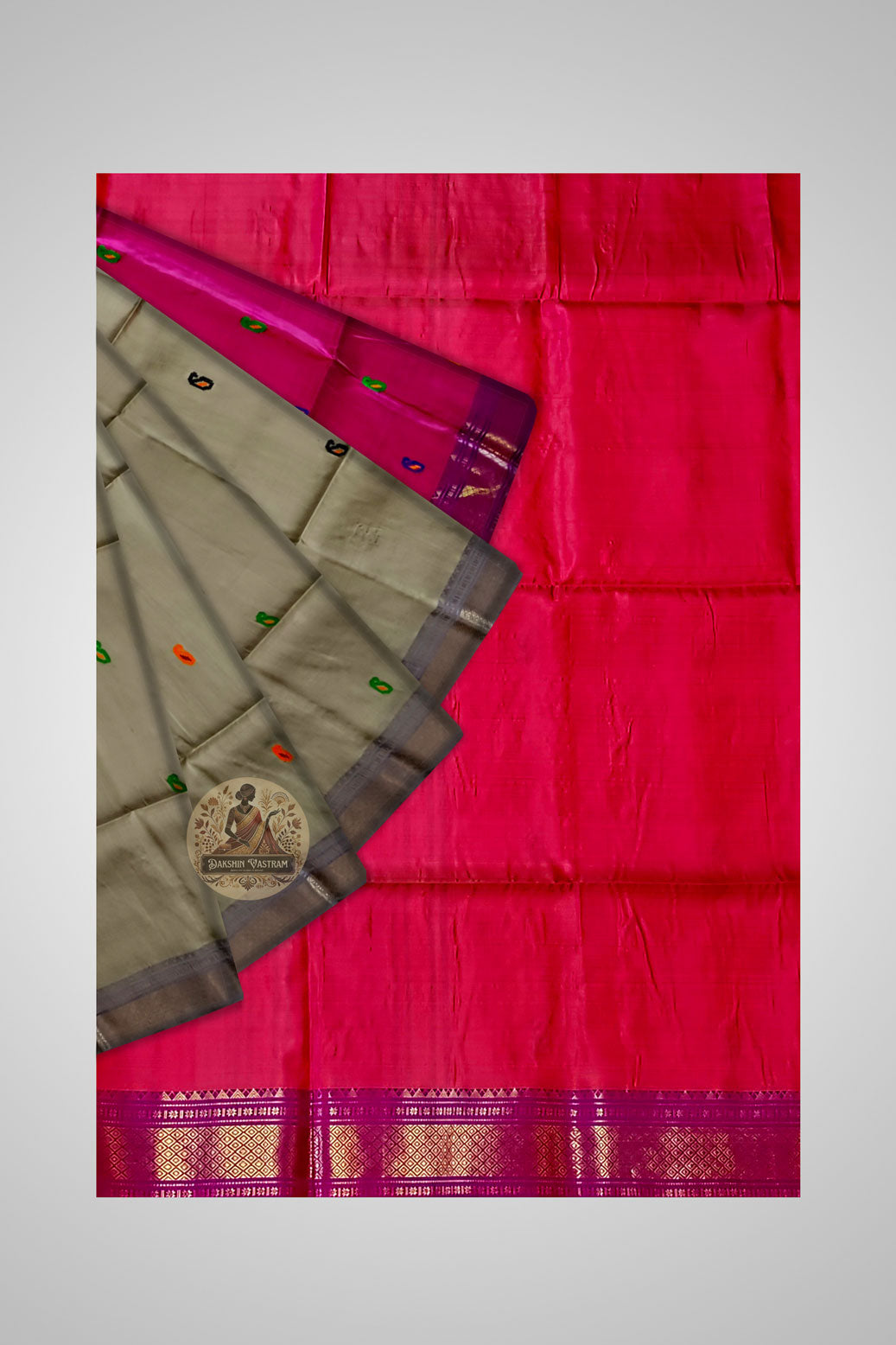 Order Pure Silk Saree online – Artisan-crafted silk saree view