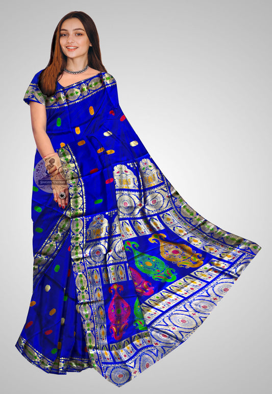 Buy Swarnachari Silk Saree online – front view