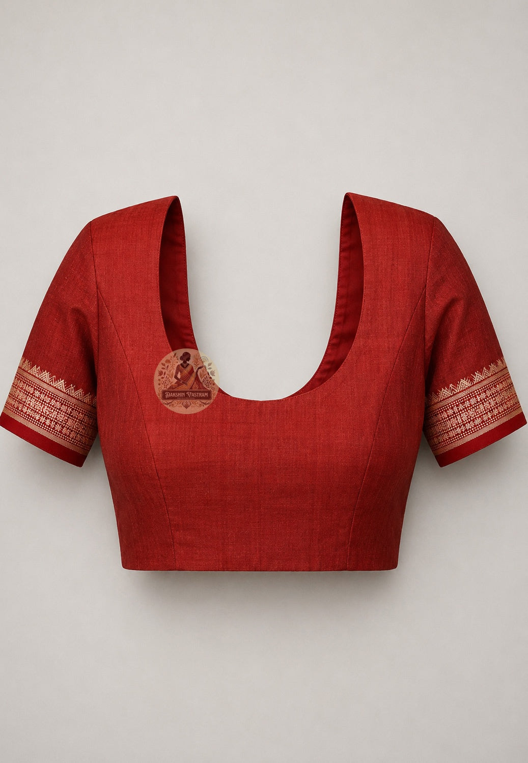 Matching blouse piece included with Bishnupur Katan Silk Saree handloom Durga Puja 2026 collection Bengal