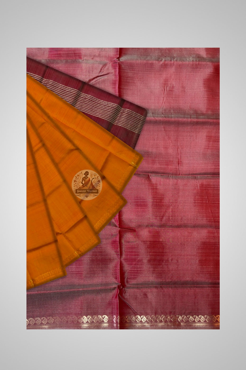 Indian woman in Bishnupur pure silk saree at a festive celebration – available across the United States
