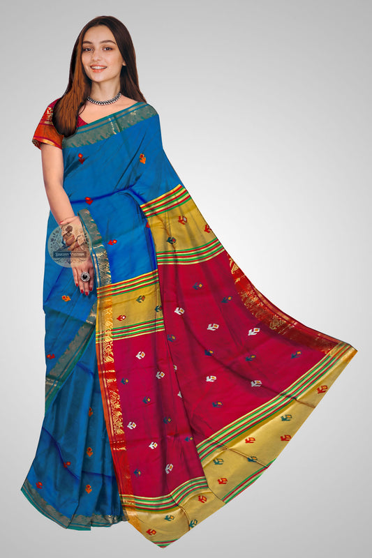 Buy Pure Silk Saree online – Pure Silk Saree front view