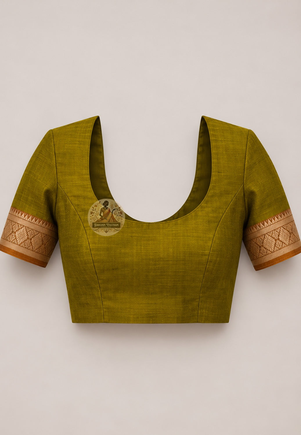 Matching blouse piece included with Bishnupur Katan Silk Saree handloom Saptami Puja 2026 collection Bengal
