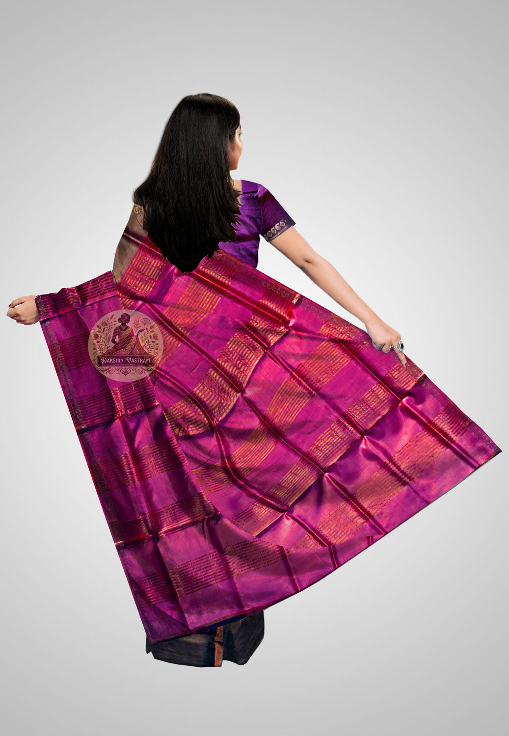 Elegant ethnic saree with timeless artisanal detailing