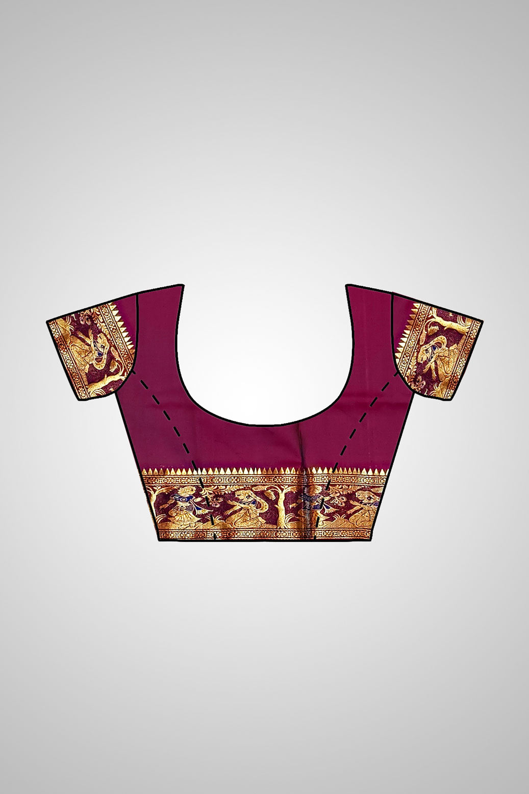 Shop Swarnachari Saree with blouse – Complete saree and blouse set