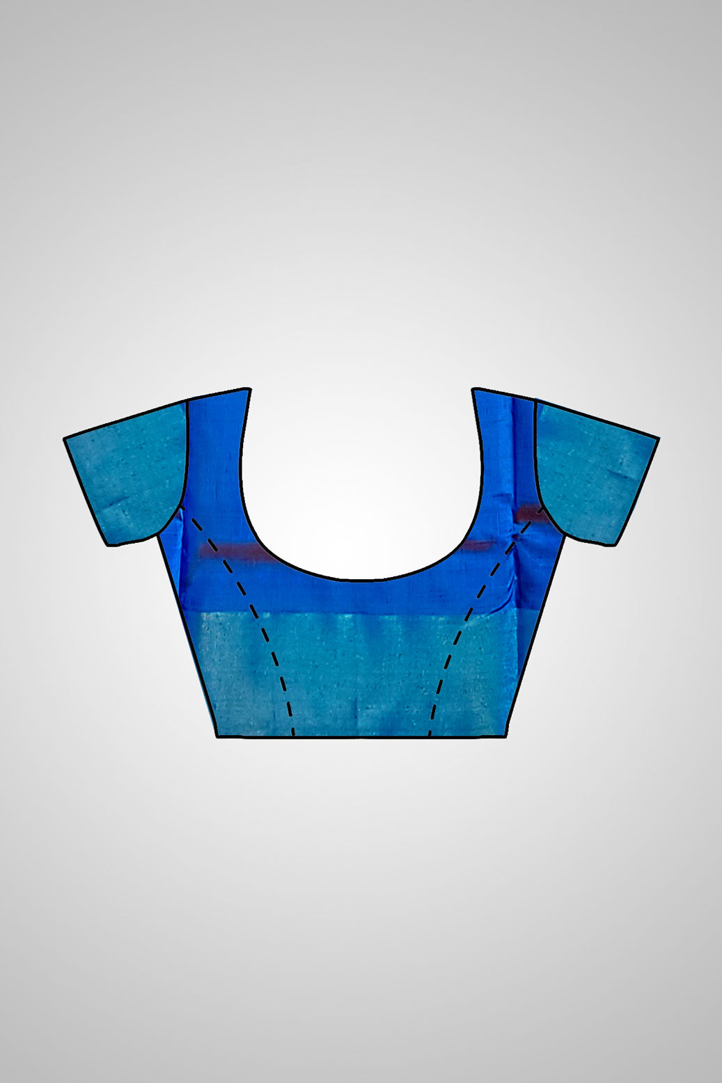 Buy Indian Silk Saree UK – Blouse view with premium handloom pairing