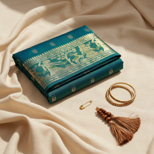 Shop Swarnachari Pure Mulberry Silk Saree