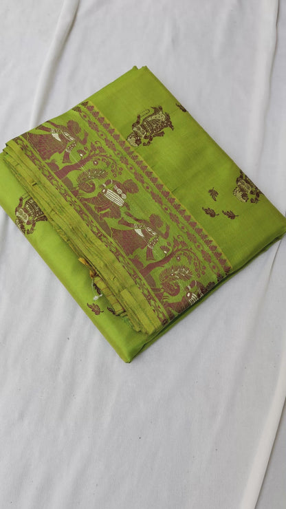 Baluchari Saree | Handloom Baluchari Pure Silk Saree – Traditional Craft & Luxurious Elegance