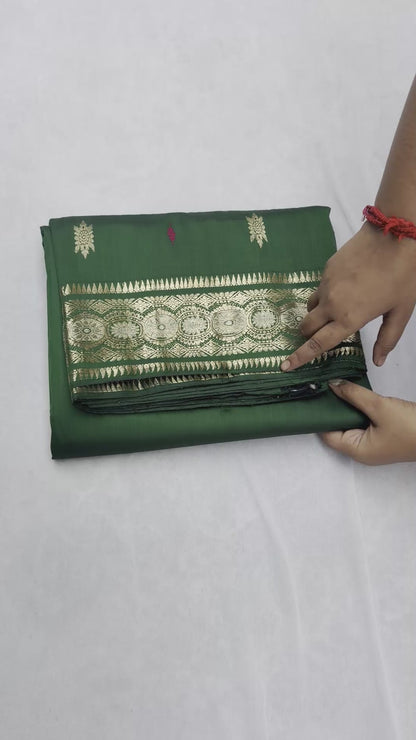 Swarnachari Saree | Handloom Swarnachari Pure Silk Saree – Elegant Tradition & Luxury