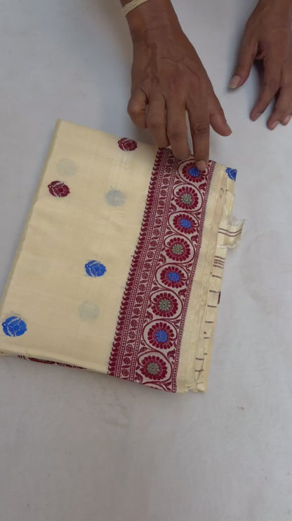 Baluchari Pure Silk Saree – Heritage Handloom Weave from Bengal