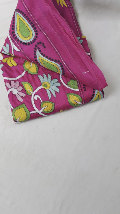 Bishnupur Handloom Pure Mulberry Silk Saree